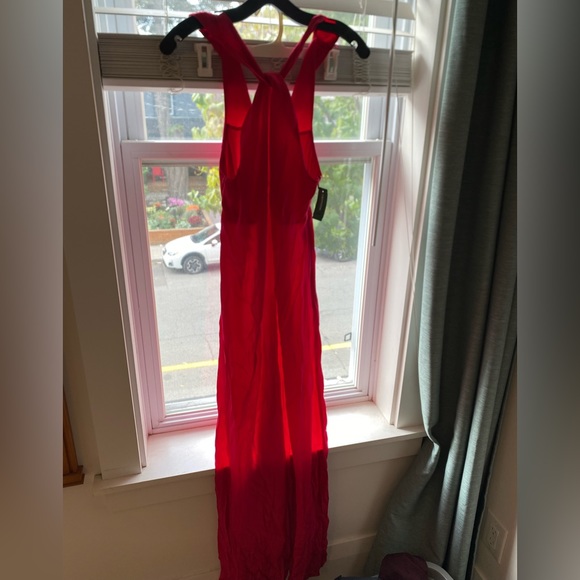 Fuchsia twisted halter dress - Picture 12 of 12